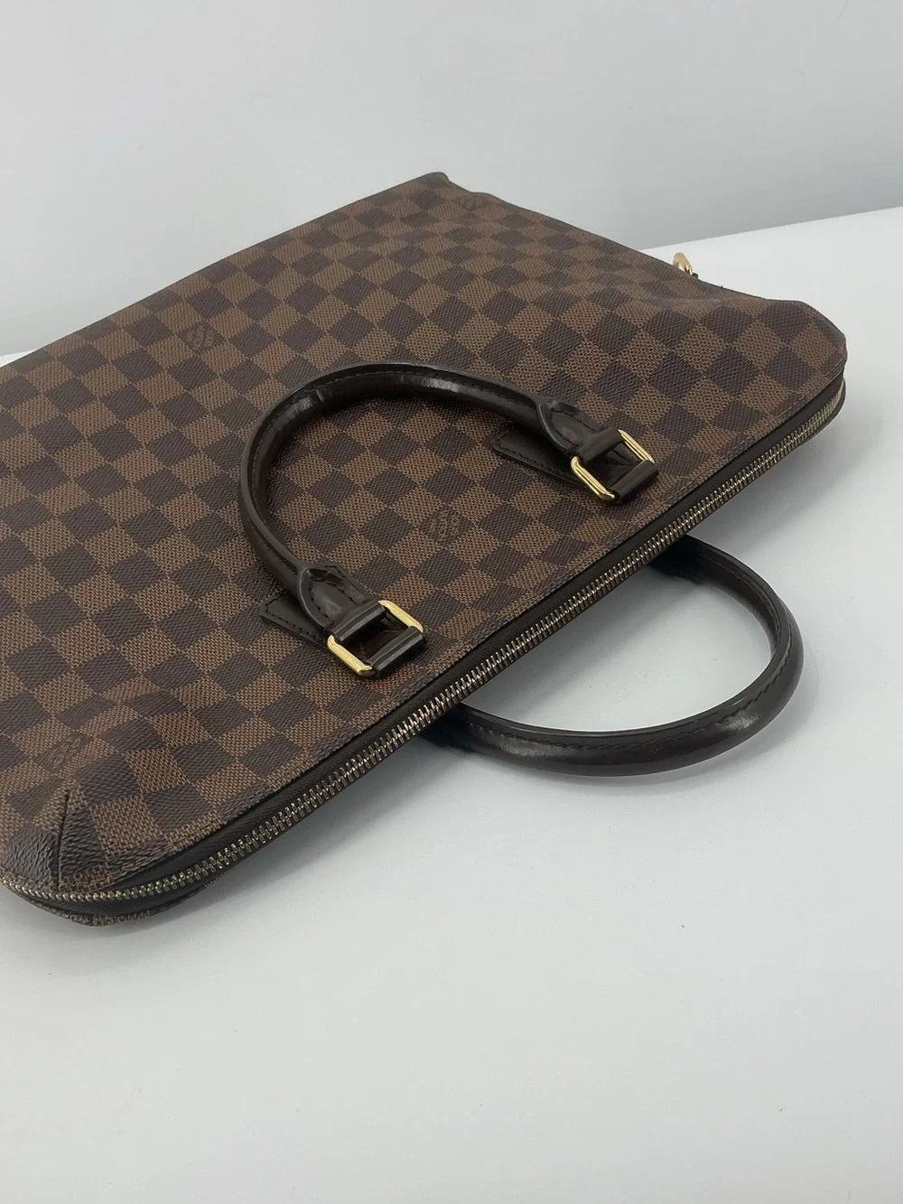 Louis Vuitton Porte-Documents Voyage PM Damier Ebene Briefcase Bag COA